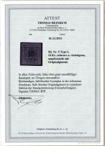 Württemberg 5 I mit Falz mit Fotoattest Heinrich BPP #GL913