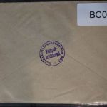Feldpostbrief Stempel „B.A.K. Zug 43M" Kastenstempel Heeressache! #BC051