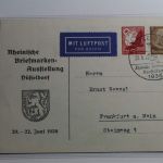 Deutsches Reich Rheinische Briefmarkenausstellung Düsseldorf 1936 #BB616
