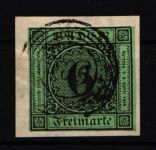 Baden 3 a gestempelt doppelt tiefst geprüft Pfenninger, Prachtstück #HT581