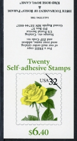 USA Folienblatt 36 a postfrisch Rosen, Blumen #IF364
