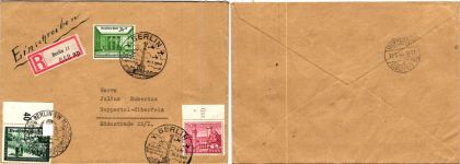 Deutsches Reich Lot Berlin Sonderstempel auf Brief #HL930