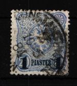 Deutsche Auslandspostämter Türkei 3b gestempelt geprüft Hollmann BPP #HS936