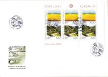 Portugal 1360-61, 1403-04, 1441-42 als Ersttagsbrief Kleinbogen #HM345