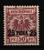 Deutsche Kolonien Deutsch-Ostafrika 5 mit Falz geprüft Pauligk BPP #HF857