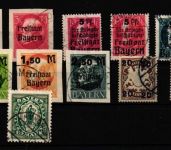 Bayern Lot ab der Ludwigzeit gestempelt Garantieblätter Borek #HM344