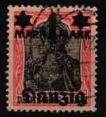 Danzig 41 Typ I gestempelt geprüft Infla Berlin #HW138