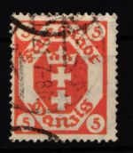 Danzig 73 gestempelt geprüft Infla Berlin #HN146