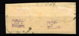 Danzig 76 gestempelt 3er Streifen, geprüft Infla Berlin #HN157