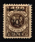 Memel 181IV mit Falz geprüft Petersen BPP #IE316