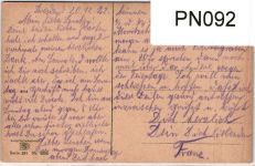AK Deutschland Grußkarte 1922 gebraucht #PN092
