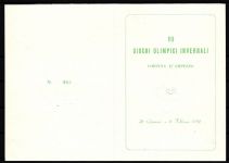 Italien 958-961 gestempelt im Geschenkheft Olympische Winterspiele 1956 #IE509
