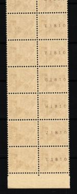 Schweiz 500 R postfrisch 10 er Rollenbahnstreifen mit Kontrollnummer #ID725