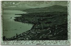 AK Montreux vue Prise du Righi Vaudois 1900 gebraucht #PN110