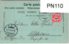 AK Montreux vue Prise du Righi Vaudois 1900 gebraucht #PN110