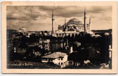 AK Istanbul Stadtansicht mit Mosquée Suleimanie de Suleiman 1939 gebraucht #PN163