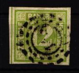 Bayern 12 gestempelt Luxus, tiefst geprüft Pfenninger #IL174