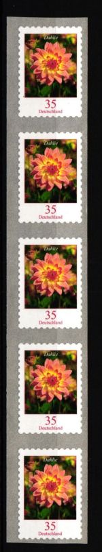 BRD Bund 2514 R 5 postfrisch selbstklebend, Nummer 1900 Rollenmarke #IP365