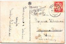 Danzig 193 Dy auf Postkarte als Einzelfrankatur Typenprüfung #IP480