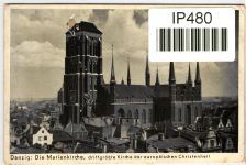 Danzig 193 Dy auf Postkarte als Einzelfrankatur Typenprüfung #IP480