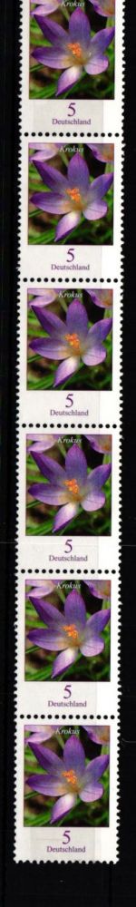 BRD Bund 2480 RA 6 postfrisch Nummer 500 Rollenmarke #IO112
