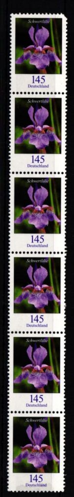 BRD Bund 2507 RA 6 postfrisch Nummer 500 Rollenmarke #IO147