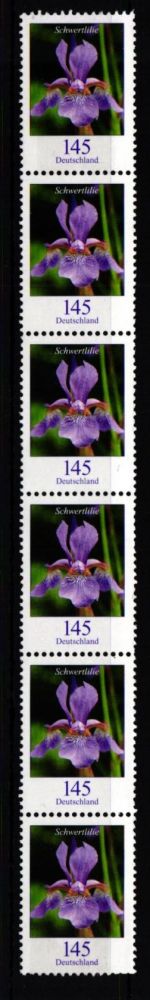 BRD Bund 2507 RA 6 postfrisch Nummer 500 Rollenmarke #IO148