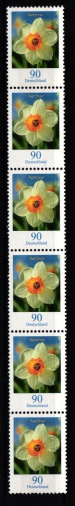 BRD Bund 2506 RA 6 postfrisch Nummer 500 Rollenmarke #IO157