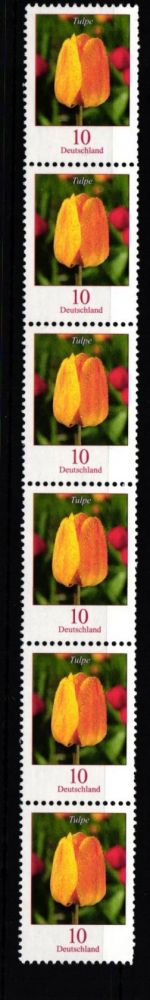 BRD Bund 2484 y R 6 postfrisch Nummer 70 Rollenmarke #IO246