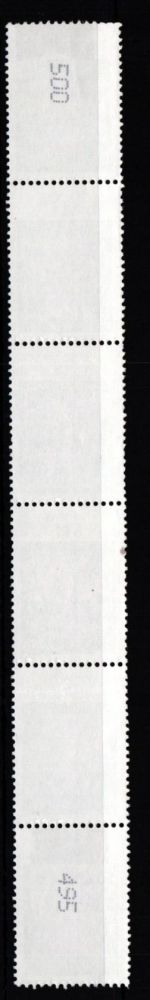 BRD Bund 2507 RA 6 postfrisch Nummer 500 Rollenmarke #IO148