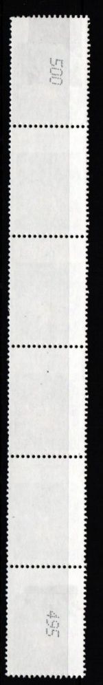 BRD Bund 2463 RA 6 postfrisch Nummer 500 Rollenmarke #IO244