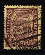 Deutsches Reich Dienst 33 b gestempelt geprüft Infla Berlin #IT196