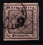 Württemberg 4 b gestempelt #IS129
