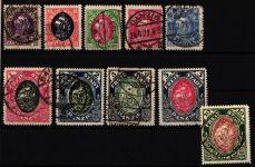 Danzig 53-62 gestempelt 59-60 geprüft Infla #IS409