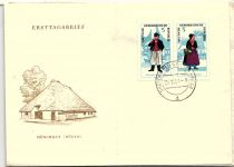 DDR W Zd 144-148 als Ersttagsbrief ein Brief gefaltet #IU192