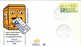 BRD Automatenmarken 1.1 hu als Ersttagsbrief komplett #IU396