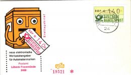 BRD Automatenmarken 1.1 hu als Ersttagsbrief komplett #IU396