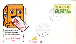 BRD Automatenmarken 1.1 hu als Ersttagsbrief komplett #IU396