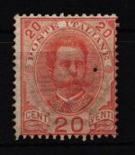 Italien 38A postfrisch Vorderseitiger Punkt ist ein Papiereinschluss #IO849