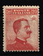 Italien 129 postfrisch mit kopfstehendem Wasserzeichen #IO879