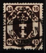 Danzig 74 gestempelt geprüft Infla Berlin #IQ209