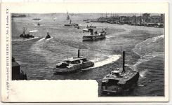 AK New York View form East River Bridge ungebraucht #PN287