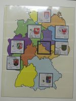 BRD Bund Sammlung ab 1981 meist gstempelt im Lindner T falzlos Vordruck #LX523