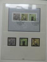 BRD Bund Sammlung ab 1981 meist gstempelt im Lindner T falzlos Vordruck #LX523