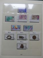 BRD Bund Sammlung ab 1981 meist gstempelt im Lindner T falzlos Vordruck #LX523