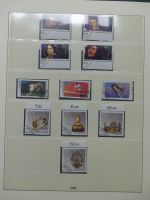 BRD Bund Sammlung ab 1981 meist gstempelt im Lindner T falzlos Vordruck #LX523