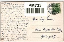 AK Deutschland Derf i um Feuer bitt´n, Herr Nachbar 1909 gebraucht #PM733