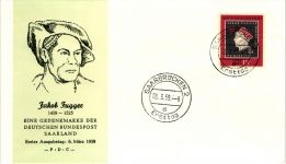Saarland Lot 27 Belege #IR854