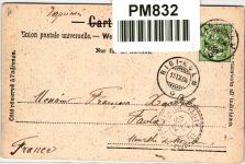 AK Rigi-Kulm Panorama 1904 gebraucht #PM832