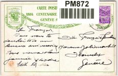 AK Schweiz Genéve 1er juin 1814 gebraucht #PM872